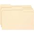 Smead 1-Ply Top Tab Legal 1/3 in. Cut Assorted Position File Folders, Manila (100-Box)
