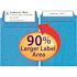 Smead Supertab Colored File Folders 1/3 in. Cut Letter Assorted (100-Box)