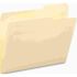 SMEAD MFG. GUIDE HEIGHT FILE FOLDERS, 2/5 CUT RIGHT TOP TAB, LETTER, MANILA, 100/BOX
