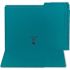 SMEAD MFG. FILE FOLDERS, 1/3 CUT, REINFORCED TOP TAB, LETTER, TEAL, 100/BOX