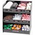 Vertiflex Vertical 14-1/2 in. W x 11-3/4 in. D x 15 in. H in Black Condiment Organizer