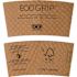 Eco-Products Ecogrip Renewable Resource Kraft Compostable/Recyclable Cup Sleeve (1300 per Carton)