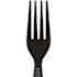 DIXIE Bulk Black Heavyweight Plastic Cutlery