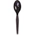 DIXIE Medium Weight Black Plastic Utensils