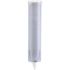 San Jamar Adjustable Frosted Water Cup Dispenser Wall Mounted in Blue