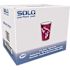 SOLO 10 oz. Bistro and Maroon Paper Hot Drink Cups (300 per Carton)