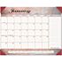 At-A-Glance AT-A-GLANCE MARBLEIZED MONTHLY DESK PAD CALENDAR, 22 X 17, BURGUNDY
