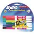 EXPO Low Odor Dry Erase Fine Point, Markers, Assorted (12-Set)