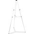 GBC-COMMERCIAL & CONSUMER GRP LIGHTWEIGHT TELESCOPING TRIPOD EASEL, 38" TO 66" HIGH, ALUMINUM, SILVER
