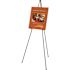 Quartet 15 in. to 63 in. Black High Steel Heavy-Duty Adjustable Instant Easel Stand