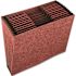 Cardinal Brands Inc. JAN-DEC ACCORDION OPEN FILE, 12 POCKETS, 1/3 TAB, LETHA TONE, LETTER, BROWN