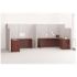 Basyx 60 in. W x 60 in. H Gray Verse Office Panel