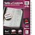Avery Dennison AVERY READY INDEX CLASSIC TAB TITLES, 12-TAB, JAN-DEC, LETTER, BLACK/WHITE, 12/SET