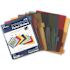 Cardinal Brands Inc. POLY EXPANDING POCKET INDEX DIVIDERS, 8-TAB, LETTER, ASSORTED, 8/SET