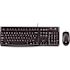 Logitech MK120 Wired Desktop Set, Keyboard/Mouse, USB, Black