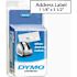 Dymo ADDRESS LABELS, 1-1/8 X 3-1/2, WHITE, 520/PACK