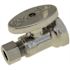 Durapro 1/2 in. IPS x 3/8 in. Quarter Turn Compression Straight Stop