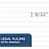 Roaring Spring 8-1/2 in. x 11-3/4 in. Pad 8-1/2 in. x 11 in. Sheets Recycled Legal Pad, White (40/Pad Dozen)