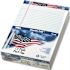 TOPS BUSINESS FORMS AMERICAN PRIDE WRITING PAD, LGL RULE, 8-1/2 X 11-3/4, WHITE, 50-SHEET 12/PACK