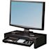 Fellowes 16 in. x 9-1/2 in. x 4 1/2, 6 Adjustable Monitor Riser with Storage Tray, Black