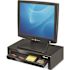 Fellowes 16 in. x 9-1/2 in. x 4 1/2, 6 Adjustable Monitor Riser with Storage Tray, Black