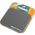 Fellowes Mfg. MOUSE PAD W/MICROBAN, NONSKID BASE, 9 X 8, SILVER