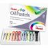 PENTEL OF AMERICA OIL PASTEL SET WITH CARRYING CASE,12-COLOR SET, ASSORTED, 12/SET