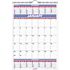 AT-A-GLANCE 15-1/2 in. x 22-3/4 in. 3-Months-Per-Page Ruled Daily Blocks Wall Calendar