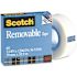 3M 3M REMOVABLE TAPE, 3/4" X 1296", 1" CORE