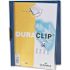 Durable Office Products Corp. DURABLE VINYL DURACLIP REPORT COVER, LETTER, HOLDS 60 PAGES, CLEAR/DARK BLUE