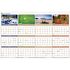At-A-Glance AT-A-GLANCE SEASONS IN BLOOM ERASABLE/REVERSIBLE QUARTERLY YEARLY WALL CALENDAR, 24 X 36