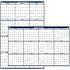 House of Doolittle 66 in. x 33 in. Laminated Write-On/Wipe-Off Jumbo Yearly Wall Calendar