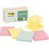 Post-It 3 in. x 3 in., Pop-Up Note Refills 5 Pastel Colors (100-Sheet Pads/Pack)