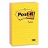 3M 3M ULTRA COLOR NOTES, 4 X 6, LINED, THREE COLORS, 3 100-SHEET PADS/PACK