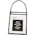 C-Line Products, Inc SHOP TICKET HOLDERS, 9 X 12, CLEAR W/BLACK STITCHING, 15/BOX