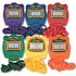 Champion Sport 1/100-Second Water-Resistant Stopwatches Assorted Colors (6-Set)