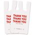 Cosco 11 in. x 22 in. Thank You Printed Plastic Bags, White (250 per Box)