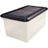 Advantus 15 Gal. 23 in. Storage Tote with Lid in Clear