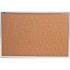 Quartet 24 in. x 36 in. Bulletin Board with Natural Cork Surface and Silver (1-Each)