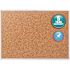 Quartet 36" x 48" Classic Cork Bulletin Board with Natural Cork Surface, Silver, 1 Each