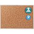 Quartet 36" x 60" Classic Cork Bulletin Board with Natural Cork Surface, Silver, 1 Each