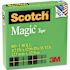 3M 3M MAGIC OFFICE TAPE, 1/2" X 1296", 1" CORE, CLEAR