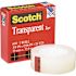 Scotch 3/4 in. x 1296 in., 1 in. Core, Transparent Glossy Tape, Clear