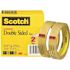 Scotch 3/4 in. x 1296 in. 665 Double-Sided Tape 3 in. Core, Transparent (2-Rolls)