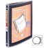 Avery 1/2 in. Capacity Flexi-View Round-Ring Presentation View Binder, Black