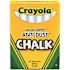 Crayola 12-Count Nontoxic Anti-Dust Chalk in White (12 Sticks/Box)
