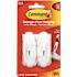 Command 3lb. Medium White Wire Hooks (2 Hooks, 4 Strips)