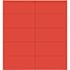 Bi-Silque Visual Communication Products Inc DRY ERASE MAGNETIC TAPE STRIPS, RED, 2 IN. X 7/8 IN., 25 PER PACK