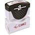 Cosco 1-5/8 in. x 1/2 in. Accustamp2 Shutter Stamp with Microban Scanned, Red