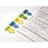 Post-It FLAGS IN DESK GRIP DISPENSER, SIGN HERE, YELLOW, 200 FLAGS PER DISPENSER